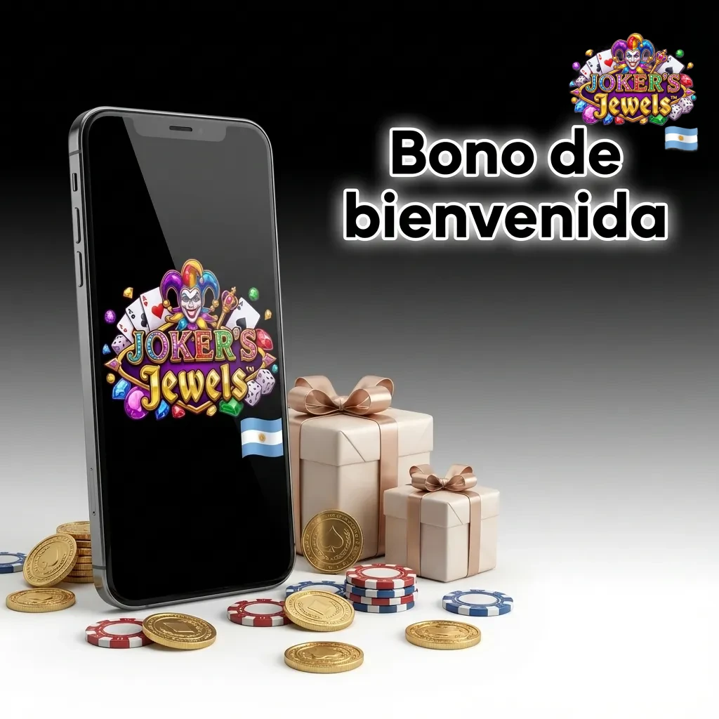 Banner de bono de bienvenida casino: 100%–200% al primer depósito para jugar Joker’s Jewels y otras tragamonedas.