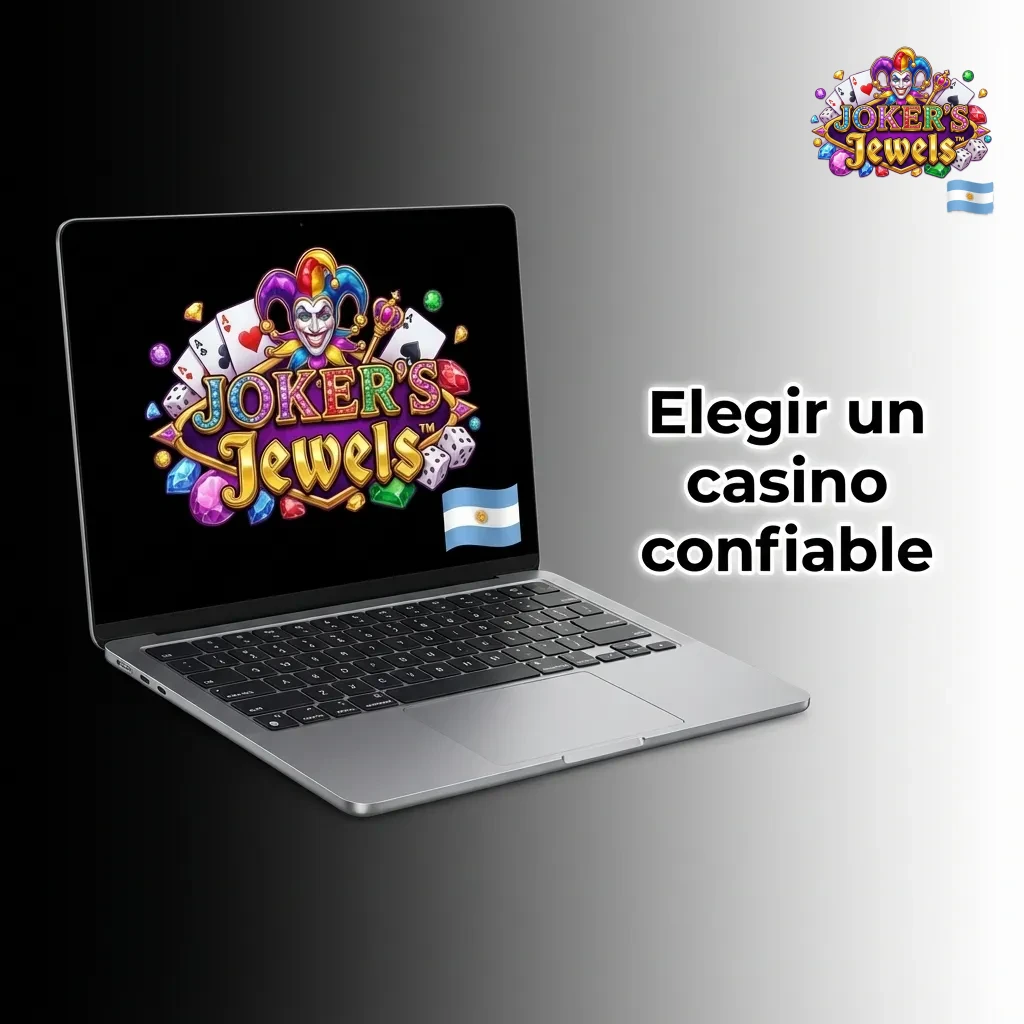 Ilustración de jugador argentino eligiendo casino online confiable con licencia, pagos seguros y soporte en español