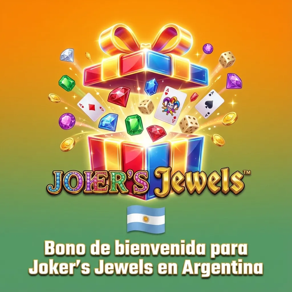 Bono de bienvenida casino en Argentina para Joker's Jewels Lucky Star, hasta 500% en 4 depósitos, máximo 2.800 $