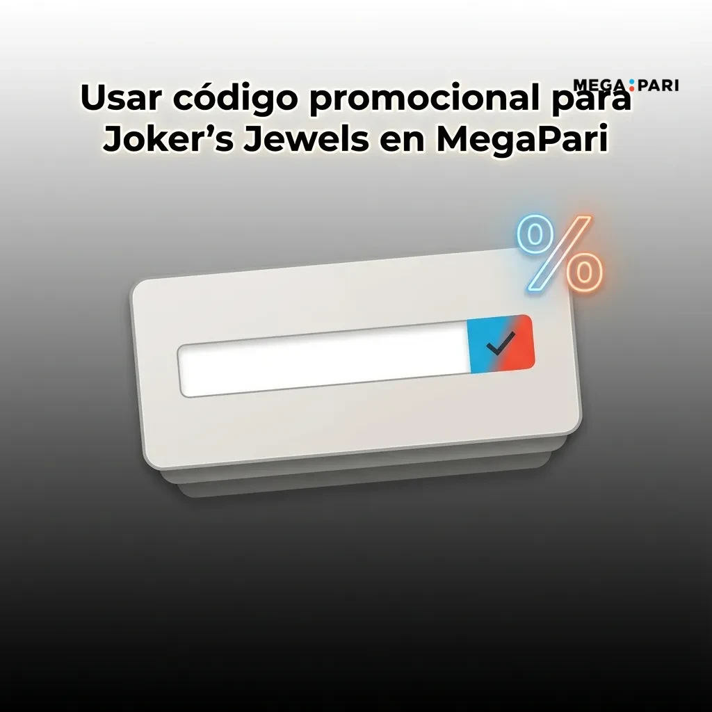Banner en español de MegaPari promocionando el código JOKERVIP para Joker’s Jewels al registrarse en la plataforma